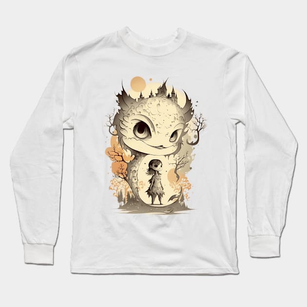 Mystical fantasy character. Long Sleeve T-Shirt by AndreKENO